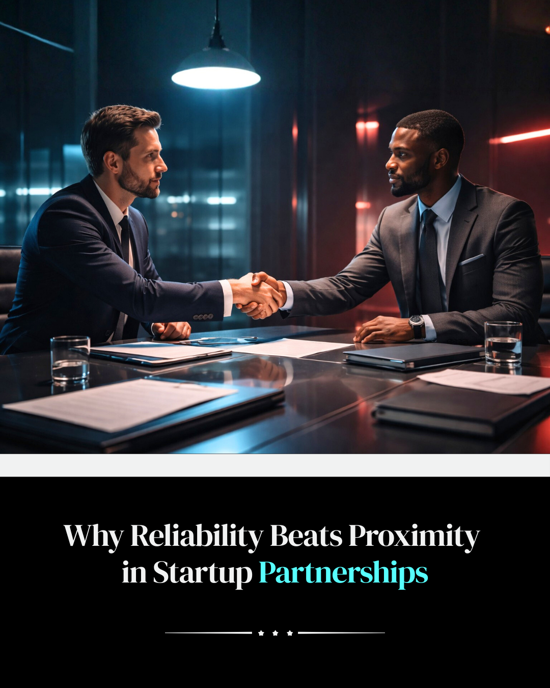 "Reliability vs Proximity: The Key to Successful Startup Partnerships in 2026" featured image